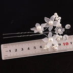 3 Arranjo Enfeite Cabelo Noiva Perola Dama Daminha Debutante