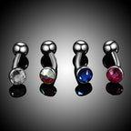 Piercing Íntimo Christina Genital Pedra Cristal 100% Titânio