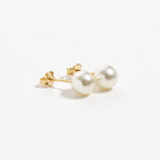 Brinco Perola Pequeno Infantil F. Ouro 18k 6 Mm Com Garantia