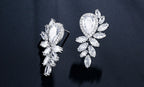 Brinco De Zirconia Noiva Festa Casamento Madrinha Prata Fixo