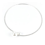 Colar Chocker E Pulseira Riviera Strass Pérola Noiva Festa