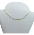 Colar Chocker Pontos De Luz Dourado Folheado A Ouro 18k