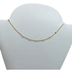 Colar Chocker Pontos De Luz Dourado Folheado A Ouro 18k