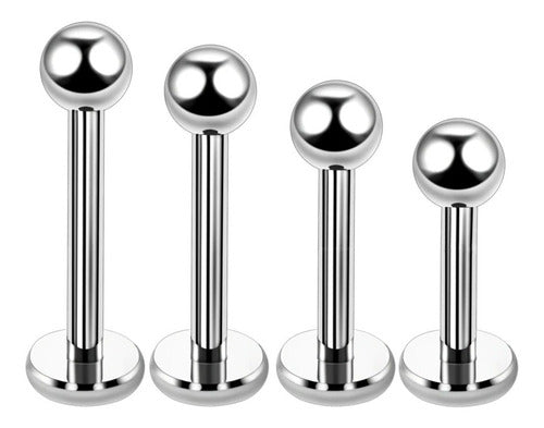 Piercing Titânio Tragus Labret Cartilagem Medusa Bolinha