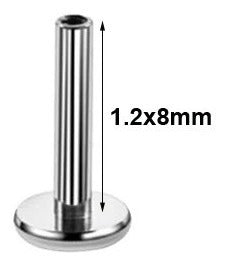 Piercing Tragus Labret Cartilagem Mini Lua Estrela 4 Mm Aço