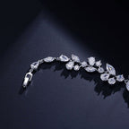 Pulseira Bracelete Dourada Com Zircônia Noiva Debutante