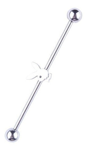 Piercing Transversal Cartilagem Aço Cirúrgico