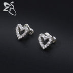Piercing Microdermal Zirconia Pedra Coração Estrela Cruz Flo