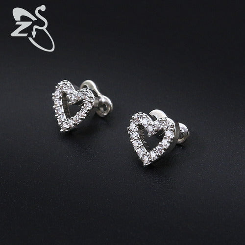Piercing Microdermal Zirconia Pedra Coração Estrela Cruz Flo