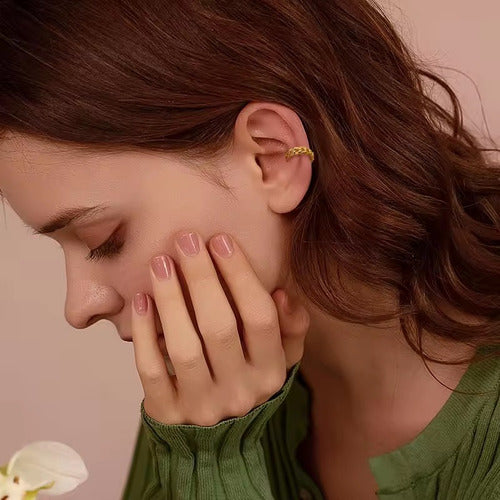 Piercing Argola Falso Fake Dourado Coração Pequeno Delicado