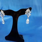 Brinco Noiva Pedra Zirconia Prata Gota Debutante 15 Anos