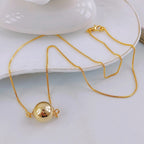 Colar Gargantilha Marina Bola Folheado A Ouro 18k C Garantia