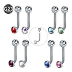 Piercing Íntimo Genital Christina Pedra Cristal 100% Titânio