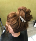 Arranjo Enfeite Cabelo Noiva Perola Dama Daminha Debutante