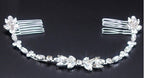 Tiara Headband Testeira Arranjo Noiva Strass Prata Dourada