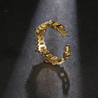 Anel Noiva Pedra Zirconia Festa Prata Ou Dourado Casamento