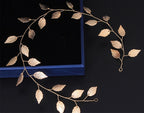Tiara Arranjo Enfeite Cabelo Noiva Dourado Prata Folha Grega