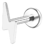 Piercing Tragus Labret Cartilagem Raio 6 Mm Aço Cirúrgico