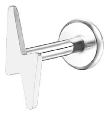 Piercing Tragus Labret Cartilagem Raio 6 Mm Aço Cirúrgico