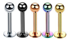 Piercing Tragus Labret Cartilagem Medusa Bolinha 3 Mm Aço