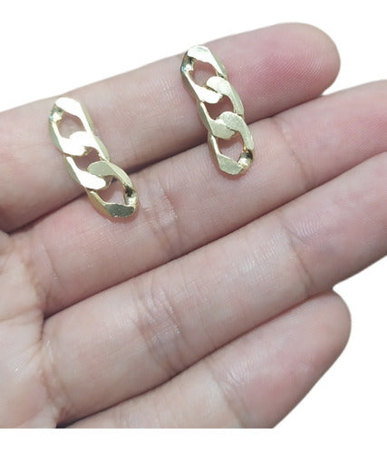 Brinco Ear Cuff De Corrente 3 Elos