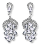 Brinco Noiva Zirconia Prata Festa Formatura Debutante