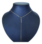 Colar Gravatinha Palito Folheado A Ouro 18k Dourado Semijoia