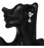 Brinco Noiva Pedra Zirconia Prata Festa Debutante Luxo