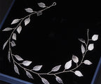 Tiara Arranjo Enfeite Cabelo Noiva Dourado Prata Folha Grega