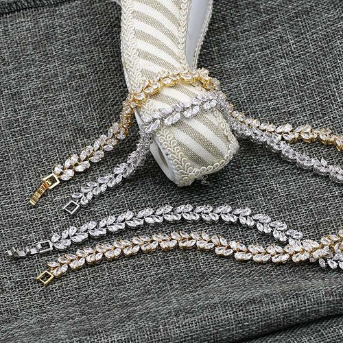 Conjunto Colar Brinco E Pulseira Noiva Zircônia Prata Festa