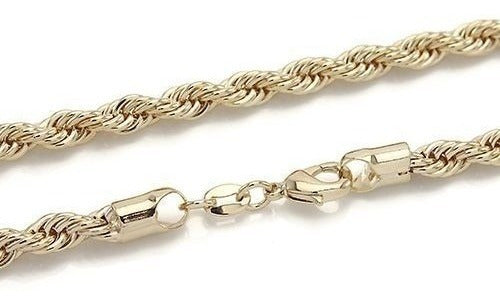 Pulseira Corda Cordão Baiano F A Ouro Semi Joia Com Garantia