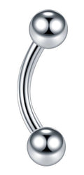 Piercing Sobrancelha Bananinha Aço Cirúrgico