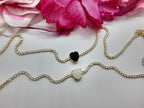 Colar Chocker Zirconia Coração Vermelho Preto Branco Riviera