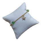 Pulseira Pingentes Fundo Do Mar Folheado Ouro Semi Joia