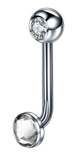 Piercing Íntimo Genital Christina Pedra Cristal 100% Titânio