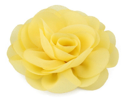 Enfeite Arranjo Cabelo Noiva Dama Flor Vermelho Branco Rosa