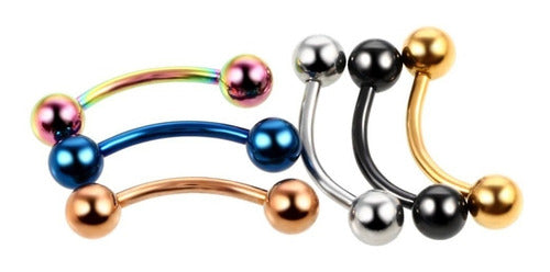 Piercing Sobrancelha Bananinha Aço Cirúrgico