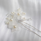 3 Arranjo Enfeite Cabelo Noiva Perola Dama Daminha Debutante