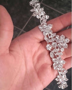 Coroa Dama De Honra Daminha Strass Prata Debutante Noiva