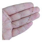 Colar De Bolinhas F. Ouro 18k Dourado Semi Joia 80 Cm