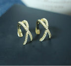 Piercing Argola Falso Fake Dourado Prata Pedra Zirconia