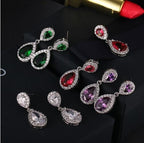 Brinco Noiva Pedra Zirconia Dourado Ou Prata Gota Debutante