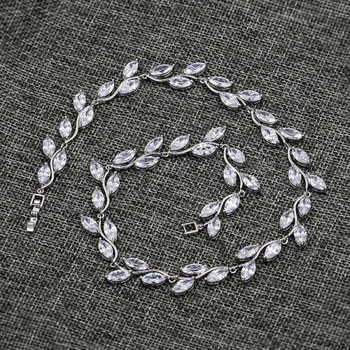 Conjunto Colar E Brinco Noiva Zircônia Dourado Festa