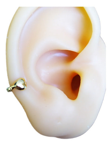 Brinco Argola Pequeno 6 Mm Infantil Bebe Folheado Ouro18k