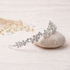 Coroa Dama De Honra Daminha Strass Prata Debutante Noiva