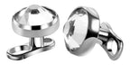 Piercing Microdermal Titânio Pedra Cristal 3mm 4mm 5mm