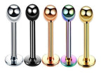Piercing Tragus Labret Cartilagem Medusa Bolinha 3 Mm Aço