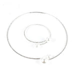 Colar Chocker E Pulseira Riviera Strass Pérola Noiva Festa