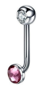 Piercing Íntimo Genital Christina Pedra Cristal 100% Titânio