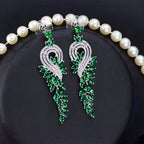 Brinco Noiva Zirconia Dourado Festa Formatura Madrinha Azul